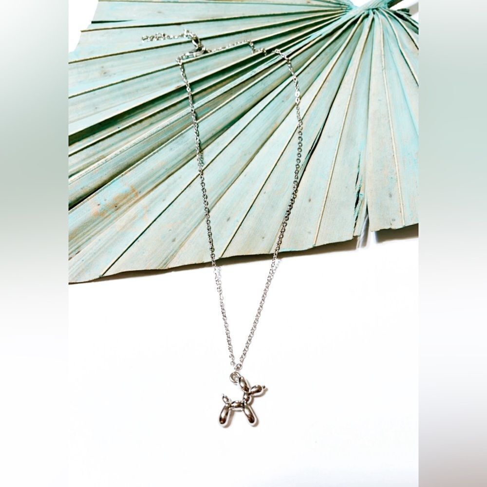 Silver dog necklace #235 - Picture 2 of 4